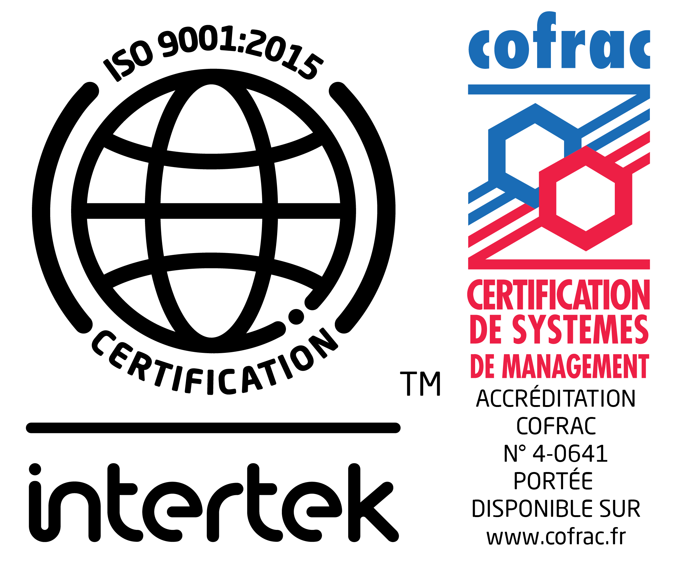 ISO 9001 2015 COFRAC